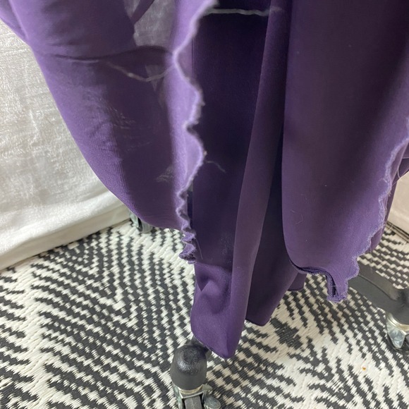 City Triangles Purple Ruched Maxi Dress Size 19 Mother of the Bride Romantic - Picture 5 of 15